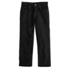 Boys 4-12 Sonoma Goods For Life&trade; Stretch Corduroy Pants, Size: 12, Black