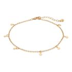 Lc Lauren Conrad Disc Charm Anklet, Women's, Gold