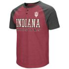 Men's Campus Heritage Indiana Hoosiers Spotter Henley, Size: Small, Med Red