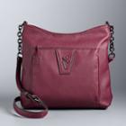 Simply Vera Vera Wang Signature Crossbody Bag, Women's, Dark Pink