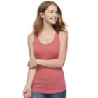 Juniors' So&reg; Ribbed Racerback Tank, Teens, Size: Xl, Med Red