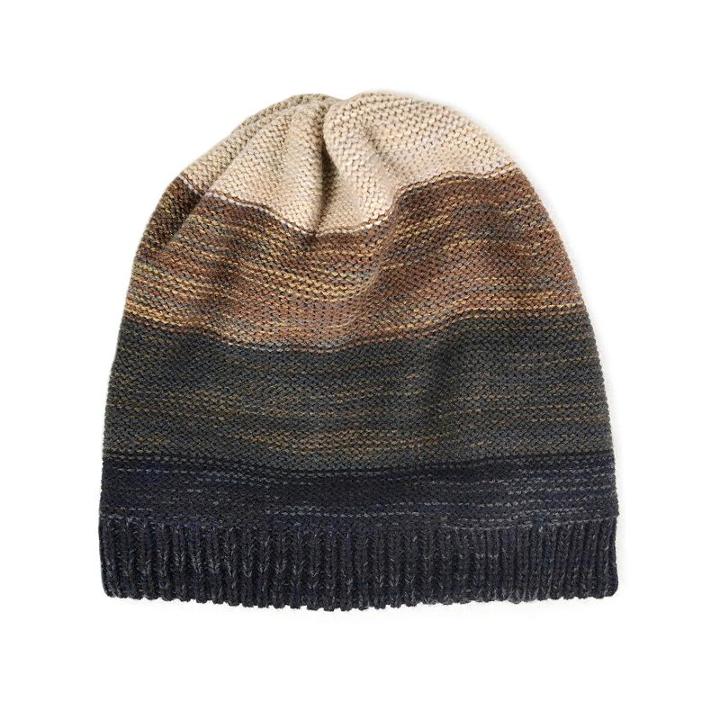 Muk Luks Ombre Slouch Beanie - Men, Brown