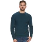 Men's Apt. 9 &reg; Modern-fit Textured Stretch Soft Touch Layering Sweater, Size: Xl, Dark Blue