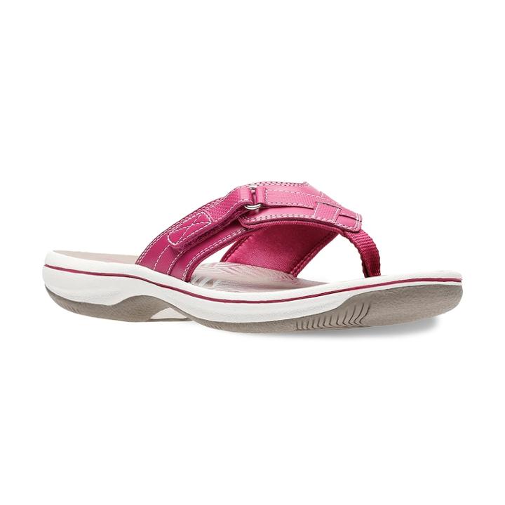 Clarks Breeze Sea Women's Sandals, Size: Medium (6), Light Red