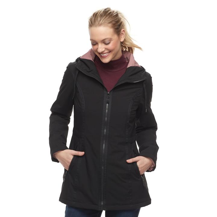 Women's Braetan Hooded Lightweight Anorak Jacket, Size: Large, Grey
