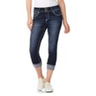 Juniors' Wallflower Curvy Insta Stretch Crop Jeans, Teens, Size: 7, Brt Yellow