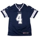 Boys 4-7 Dallas Cowboys Dak Prescott Replica Jersey, Size: S 4, Blue (navy)