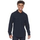 Men's Trinity Collective Rampart Flannel Button-down Shirt, Size: Xxl, Purple