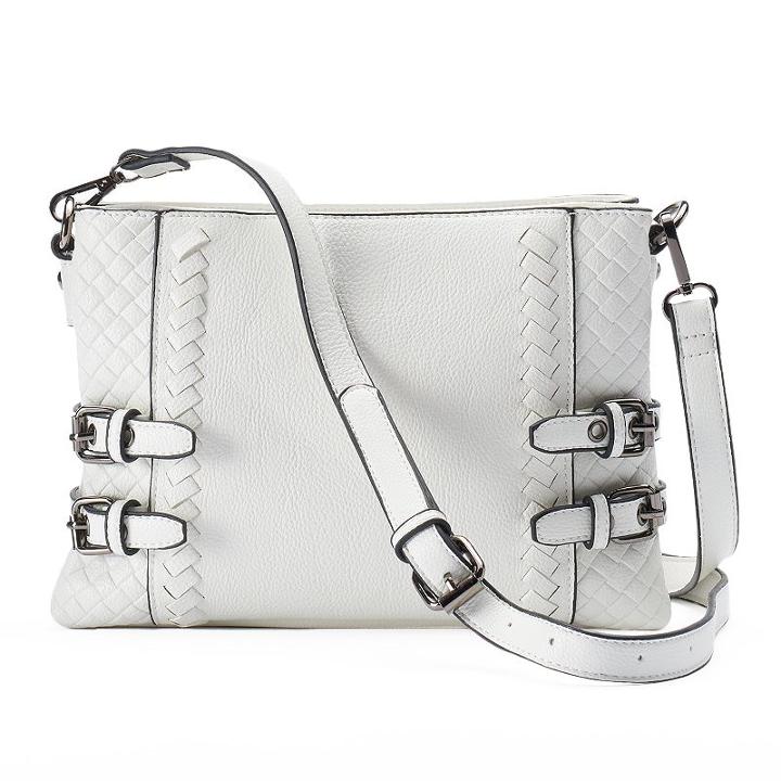 Mellow World Karen Laced Crossbody Bag, Women's, Beige Oth