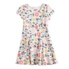 Girls 4-10 Jumping Beans&reg; Printed Dress, Size: 10, Natural