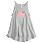 Girls 4-10 Jumping Beans&reg; Graphic Swing Tank Top, Size: 4, Light Grey