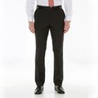 Big & Tall Savile Row Striped Black Suit Pants, Men's, Size: 48x32