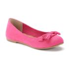 Mudd&reg; Girls' Tassel Ballet Flats, Girl's, Size: 4, Brt Pink