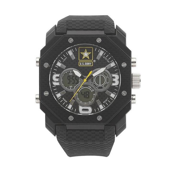 Wrist Armor Men's Military United States Army C28 Analog & Digital Chronograph Watch, Black