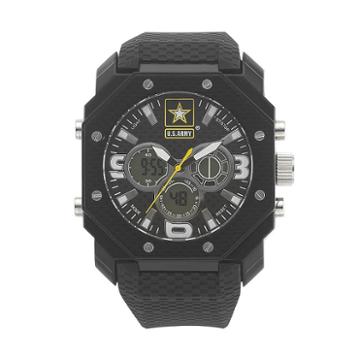 Wrist Armor Men's Military United States Army C28 Analog & Digital Chronograph Watch, Black