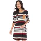 Women's Apt. 9 Striped Shift Dress, Size: Regular, Ovrfl Oth