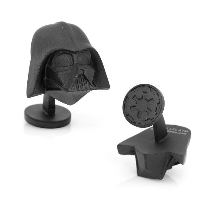 Star Wars 3-d Darth Vader Cuff Links, Men's, Black