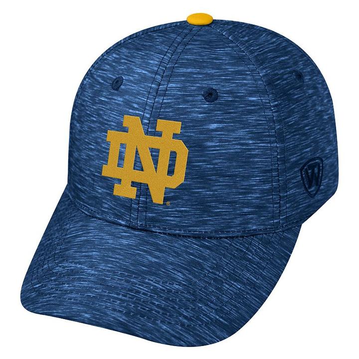 Adult Notre Dame Fighting Irish Warp Speed Adjustable Cap, Men's, Blue (navy)