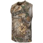 Men's Campus Heritage Wisconsin Badgers Realtree Muscle Tee, Size: Small, Brown