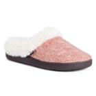 Muk Luks Women's Knit Clog Slippers, Size: Medium, Pink