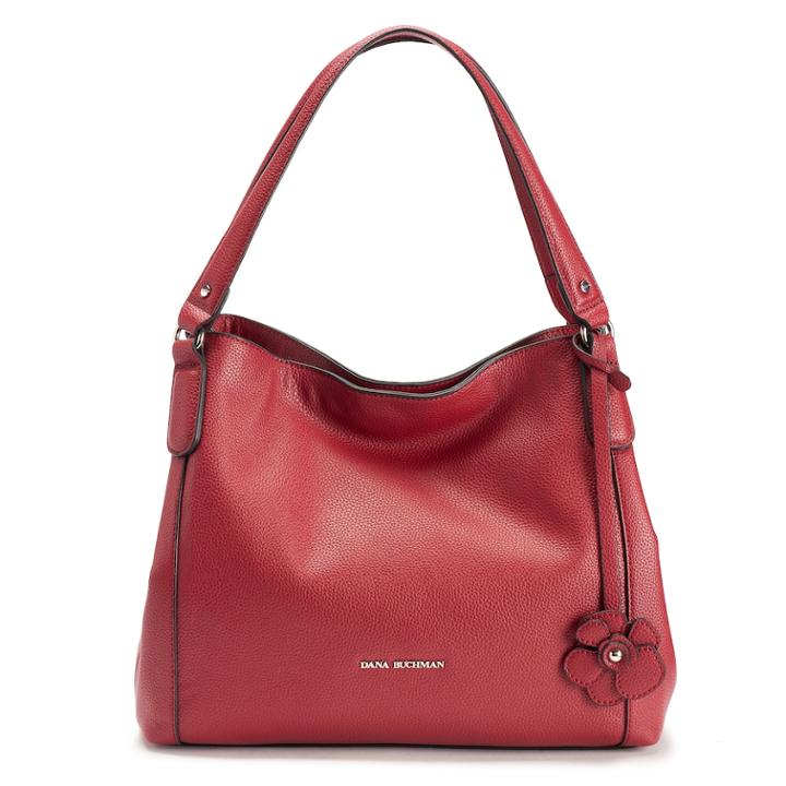 Dana Buchman Tifton Hobo, Women's, Dark Pink