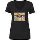 Women's New Orleans Saints 2017 Nfc South Division Champions Line Of Scrimmage Tee, Size: Medium, Oxford