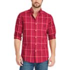 Big & Tall Chaps Classic-fit Stretch Poplin Button-down Shirt, Men's, Size: 4xb, Red