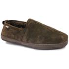 Lamo Romeo Men's Suede Slippers, Size: 10, Brown