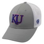 Adult Top Of The World Kansas Jayhawks Marse One-fit Cap, Light Grey
