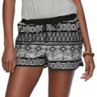 Juniors' Pink Republic Peached Drawstring Soft Shorts, Teens, Size: Xs, Oxford