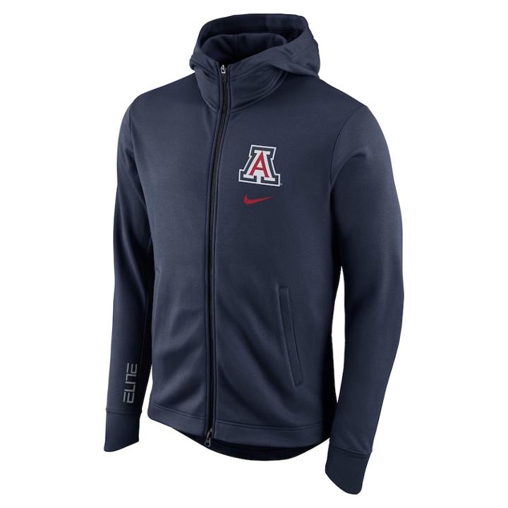 Men's Nike Arizona Wildcats Elite Fleece Hoodie, Size: Xl, Black