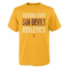 Boys' 4-18 Arizona State Sun Devils Light Streaks Tee, Size: 6-7, Gold