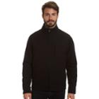 Men's Haggar Stretch Wool-blend Open-bottom Jacket, Size: Large, Black