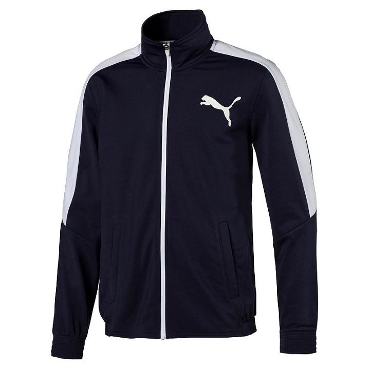 Men's Puma Colorblock Track Jacket, Size: Xxl, Blue