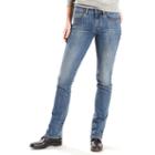 Women's Levi's&reg; Mid Rise Skinny Jeans, Size: 33(us 16)s, Med Blue