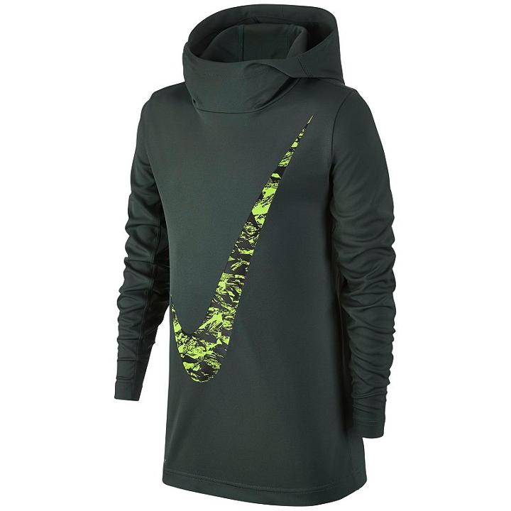 Boys 8-20 Nike Dri-fit Hooded Tee, Size: Large, Green Oth