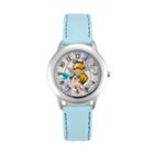 Disney Fairies Tinker Bell Juniors' Leather Watch, Girl's, Blue