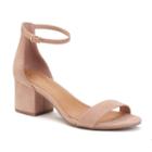 Candie's&reg; Cosmos Women's Block-heel Sandals, Girl's, Size: 8, Lt Beige