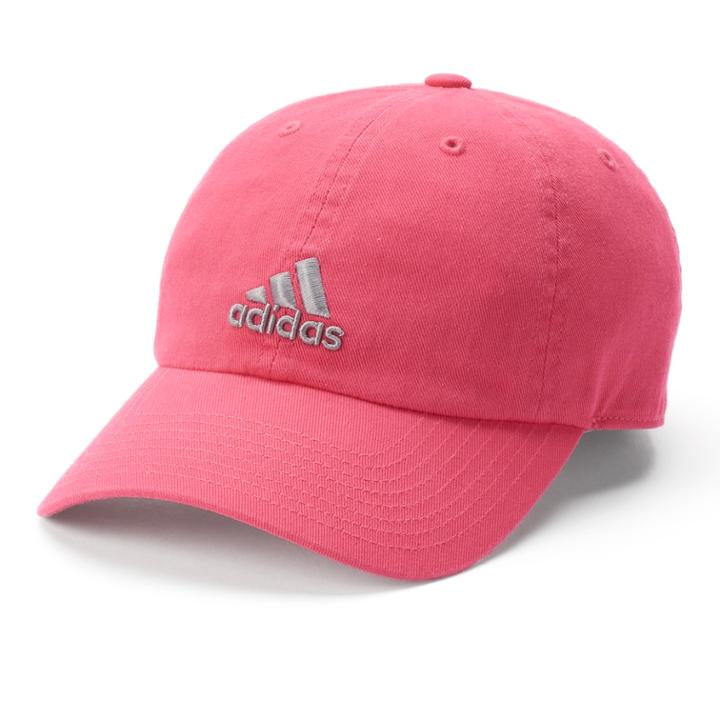 Women's Adidas Bright Saturday Baseball Cap, Brt Pink