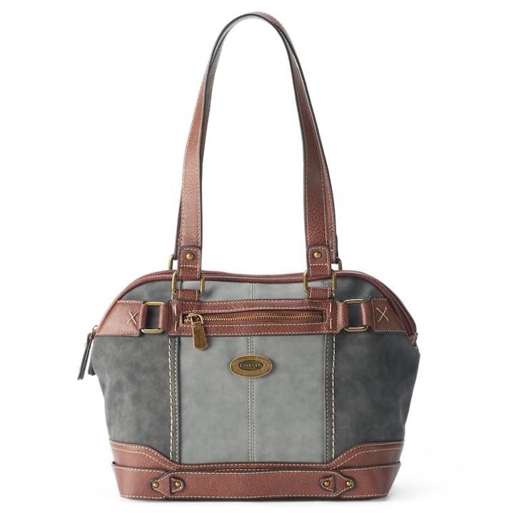 Concept Maywood Tri-tone Satchel, Women's, Black