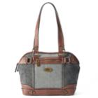 Concept Maywood Tri-tone Satchel, Women's, Black