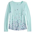 Girls 7-16 & Plus Size So&reg; Long Sleeve Core Tee, Size: 16 1/2, Light Blue