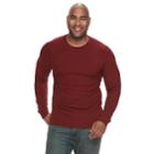 Big & Tall Urban Pipeline&reg; Maxflex Stretch Thermal Regular-fit Raglan Tee, Men's, Size: L Tall, Red