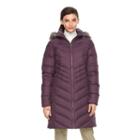 Women's Columbia Icy Heights Hooded Down Puffer Jacket, Size: Medium, Purple