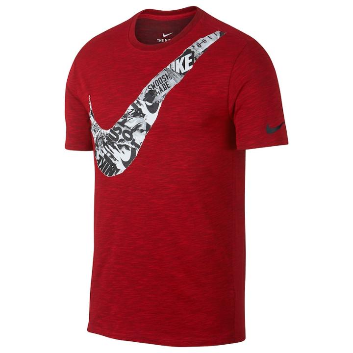 Men's Nike Training Tee, Size: Xxl, Dark Pink