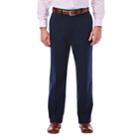 Men's Haggar Expandomatic Stretch Classic-fit Casual Pants, Size: 36x29, Blue (navy)