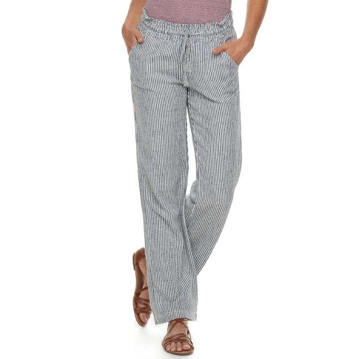 Juniors' So&reg; Wide-leg Beach Pants, Teens, Size: Xl, White