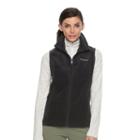 Women's Columbia Three Lakes Fleece Vest, Size: Medium, Grey (charcoal)