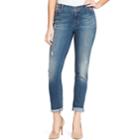 Women's Bandolino Karyn Midrise Slim Boyfriend Jeans, Size: 16, Med Blue