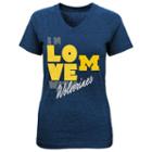 Girls 7-16 Michigan Wolverines In Love Tee, Girl's, Size: L(14), Blue